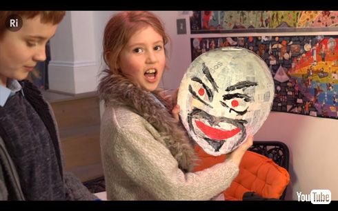 ホロウマスク錯視のお面の作り方