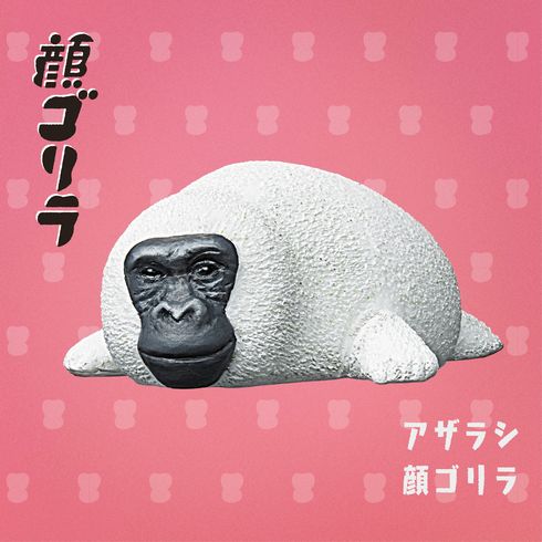 顔ゴリラ　パンダの穴