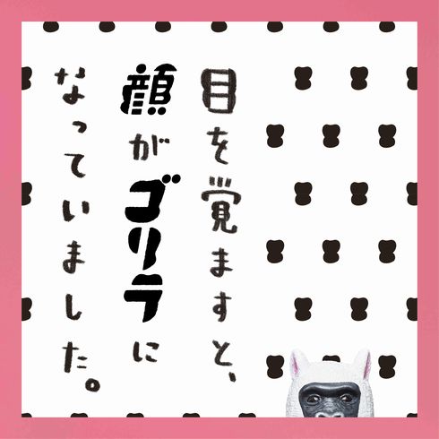 顔ゴリラ　パンダの穴