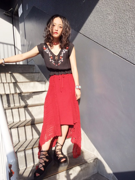 岡田結実「TGC CAMPUS 2017 Spring Edition」オフショット