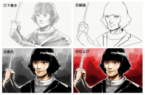 pixiv Sketch 線画 自動 着色 PaintsChainer 連携