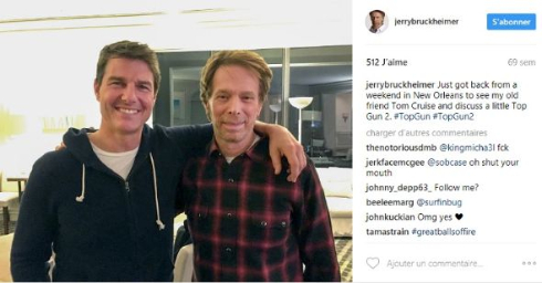 トップガン続編についてトム・クルーズと話し合っていたジェリー・ブラッカイマー