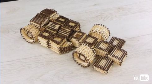 マッチ棒 F1 レーシングカー 作り方 YouTube