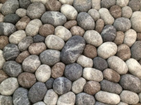 石 カーペット 石畳 フェルト ウール Esty