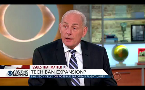 米国への航空機でノートパソコンなどの持ち込み規制