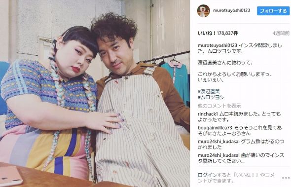 ムロツヨシ　ヘアスタイル