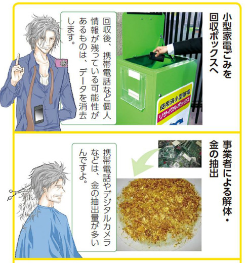 髪をかっとしていく妖精