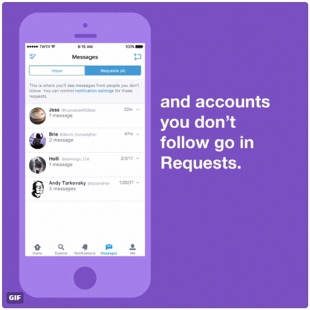 TwitterのDMが仕様変更　誰からでも受け取れる設定の場合、フォロー外からのメッセージは「リクエストボックス」へ