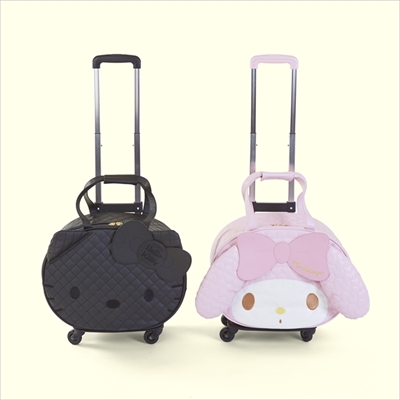 サンリオ　フェイス形ボストンキャリーバッグ