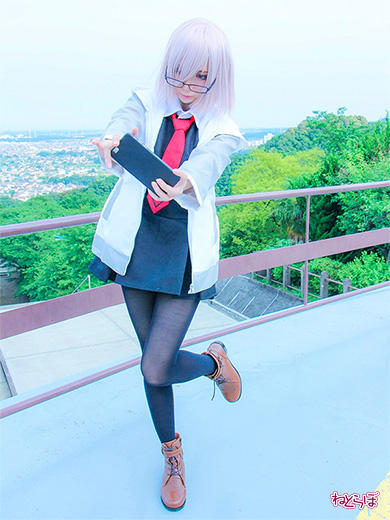 自信満々なマシュ