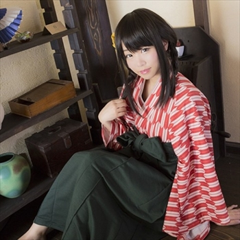 巫女さん「和風水着」