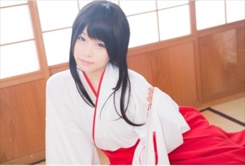 巫女さん「和風水着」