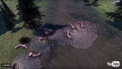 Ultimate Epic Battle Simulator ニワトリ Tレックス ティラノサウルス 1万羽