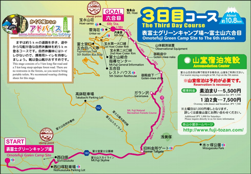 富士山登山ルート3776