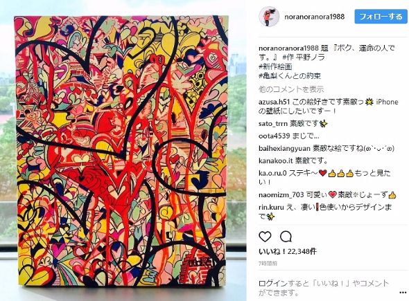 平野ノラ　絵画