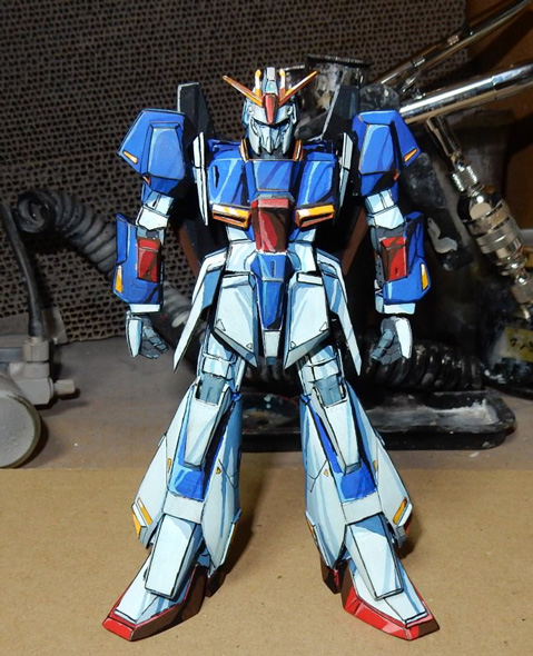 アニメ塗りの「Zガンダム」