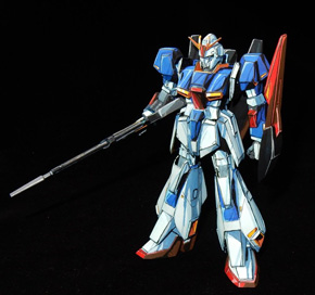 アニメ塗りの「Zガンダム」