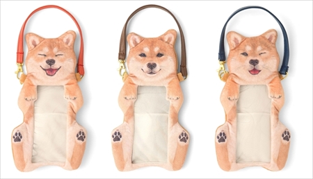 柴犬のスマートフォンポーチ