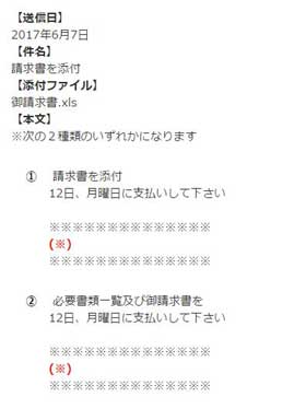 ウイルス メール 請求書 添付ファイル マルウェア 注意喚起