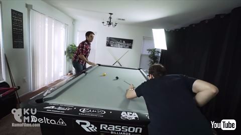 ジャグリング＋ビリヤード