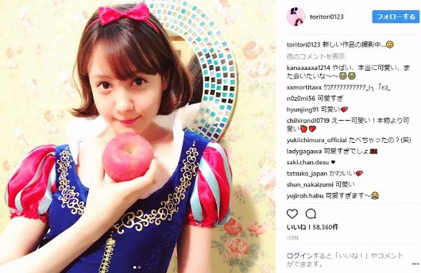 トリンドル玲奈　白雪姫