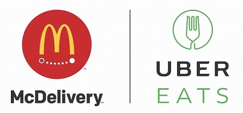 マクドナルド　Uber 配達