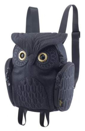 ミミズクそっくりなリュック