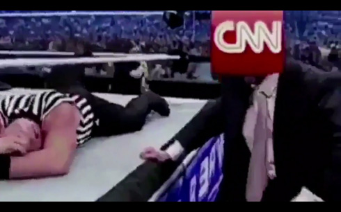 トランプ大統領、プロレス合成映像でCNNが批判