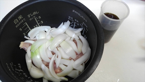 炊飯器鶏