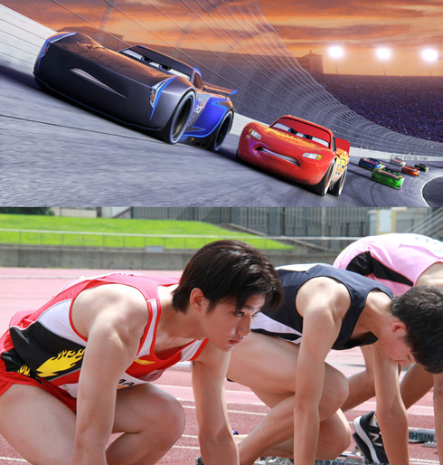 「カーズ／クロスロード」実写版ミニドラマ「ランナーズ／クロスロード」