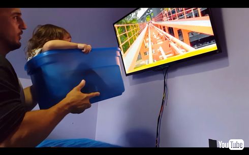 ディズニーランドの代わりに、人力ジェットコースター