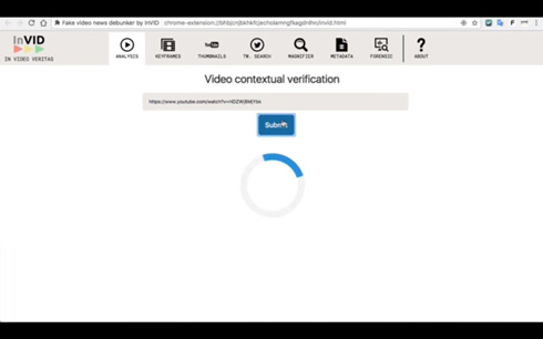 InVID、画像、動画のファクトチェック用Google Chromeプラグイン