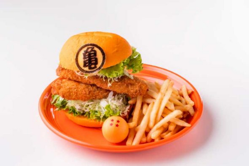 週刊少年ジャンプ展 オリジナルバーガー コラボカフェ 交通広告