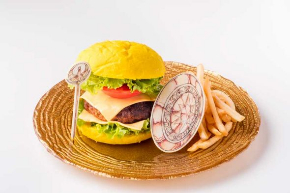 週刊少年ジャンプ展 オリジナルバーガー コラボカフェ 交通広告