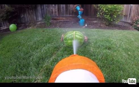 元NASAエンジニアの巨大水鉄砲