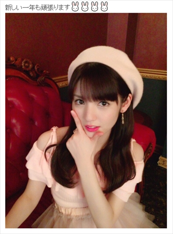 「新しい一年も頑張ります」とつづる道重さん