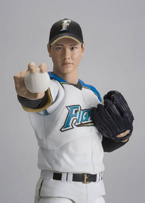 大谷翔平選手日ハムフィギュア2体【ピッチャー&バッター】セット 日ハム大谷翔平が精巧なアクションフィギュアに 柔軟な可動と