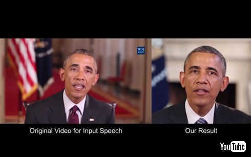 機械学習で、音声データから口パク映像生成