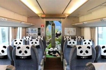 ラッピング列車パンダくろしお