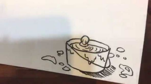 パラパラ漫画 絵 人 嫌がらせ