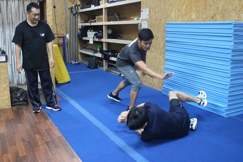 坂本浩一監督の訓練