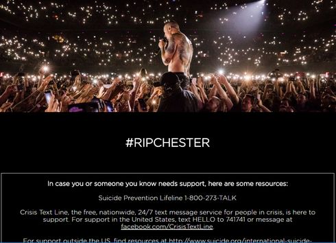 チェスター　リンキン・パーク　ボーカル　追悼