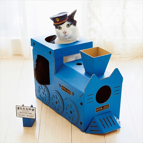 つめとぎ猫機関車