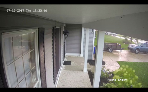 ニューヨークの竜巻映像