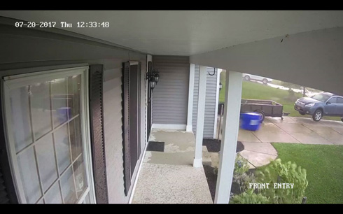 ニューヨークの竜巻映像