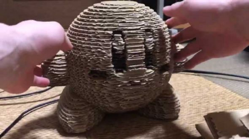 段ボール カービィ 立体