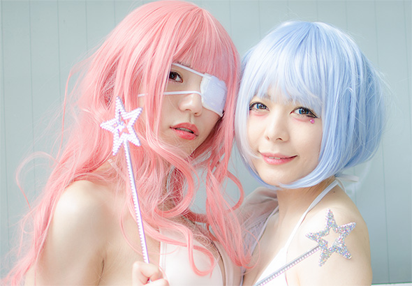 水中ニーソ えみりんご しまりす