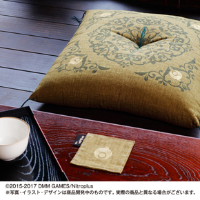 刀剣乱舞の京座布団、有田焼