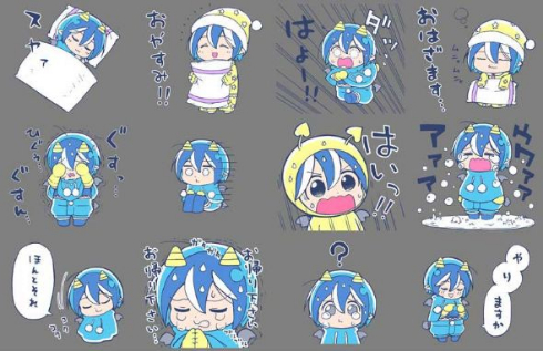 悪魔のメムメムちゃん LINE スタンプ