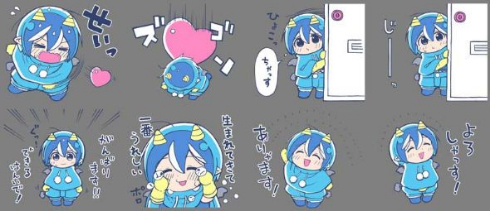 悪魔のメムメムちゃん LINE スタンプ